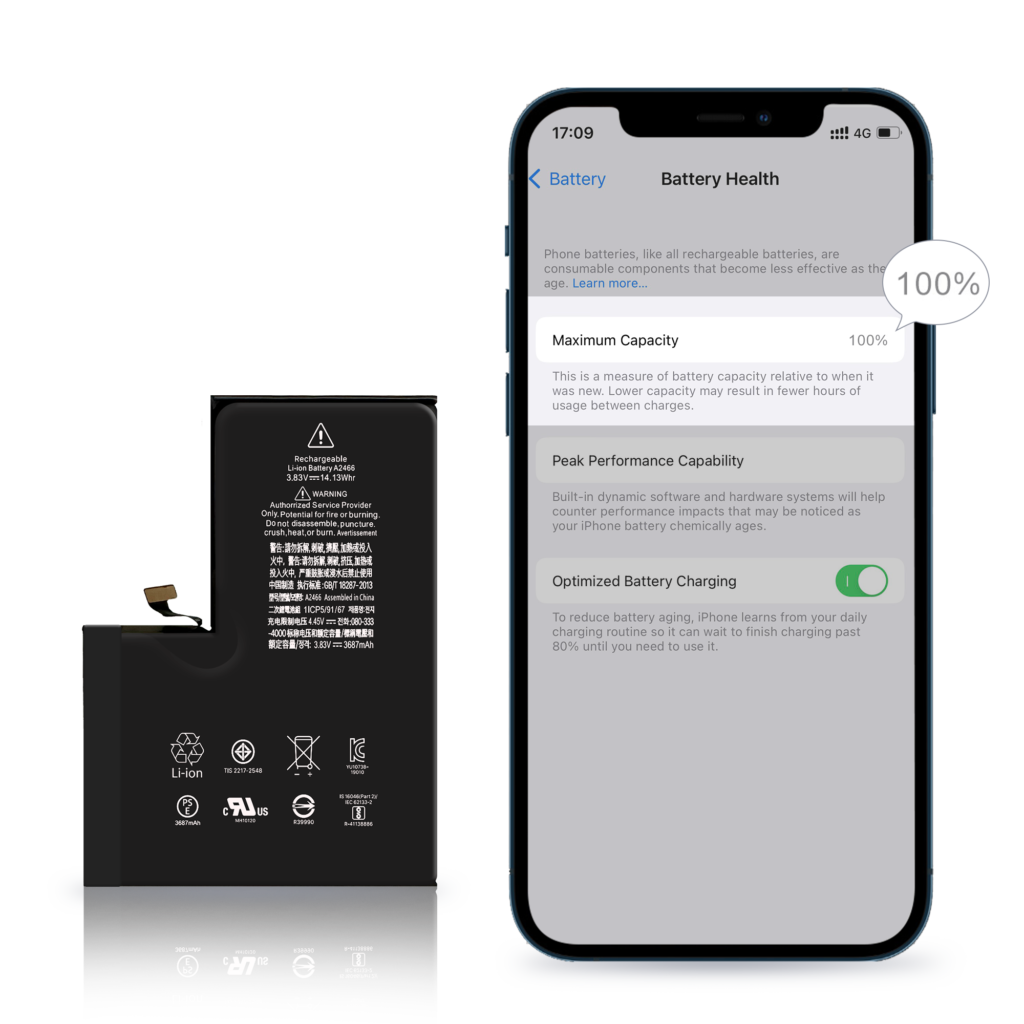 iPhone battery 100% health solutions