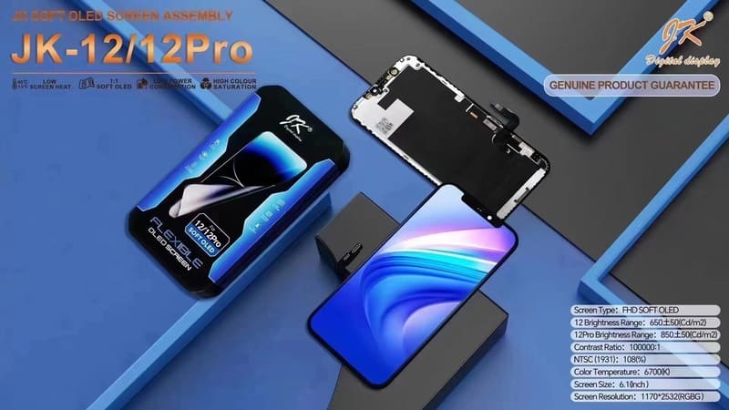 iPhone 12/12 Pro Screen JK Soft Oled
