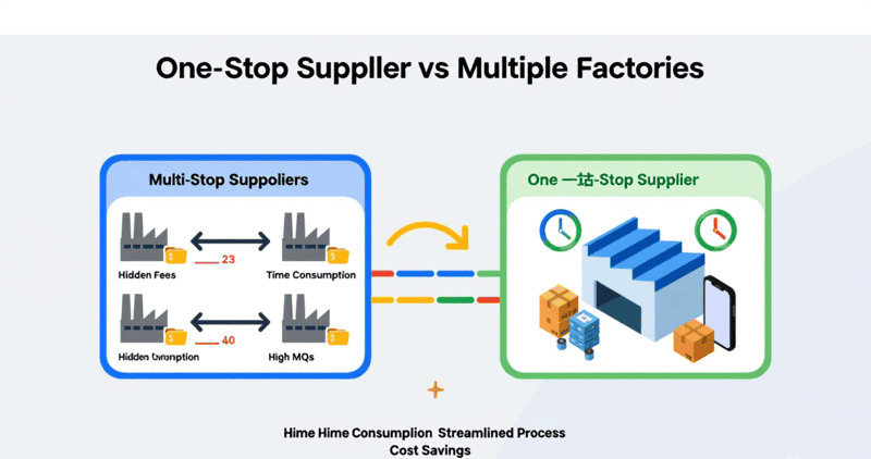 One-Stop Supplier vs Multiple Factories one-stop phone parts supplier versus multiple factories cost comparison